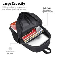 Putnički ruksak za laptop za školski rad, američki zastava orao ispisuje velike kapacitete Bookbag Putni