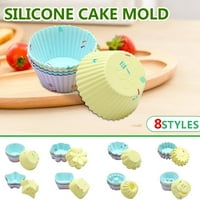 ONHUON kalup za pečenje za silikonske kupući i male šalice za tortu