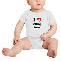 Srce Chug pse smiješne dječje rupe odjeće za bebe