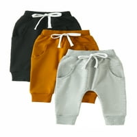 Toddler Baby Boy parovi hlača dojenčad harem hlače Ležerne dukseve Atletska pantalona Solična joggera