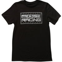 Moose Racing Americana Youth Majica kratkih rukava Crni srebrni SM