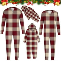 Jesenski ukrasi zazor Juebong Odmor Porodica Božić Pajamas Toddler Unise Sleep Set, 2-komad, L
