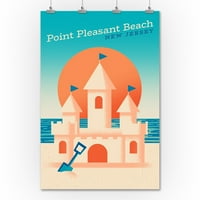 Point Pleasant Beach, New Jersey, Sunčana kolekcija izblijedjela, Sand Dvorac na plaži