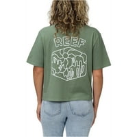 Reef Womens Cacti grafička majica, zelena, X-mala
