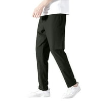 Mortilo baggy duksevi za muškarce, zaštitne pantalone svilene svilene čvrste sportske tajice muške hlače