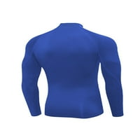 HAITE MUS SPORT T MAJICE Dugi rukav Tors Kompresijski košulje u boji Kompresioni fitnes mišić Majica