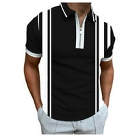 AVITICD PLUS SIZIJSKE POLO MAŠKE MUŠKE SLEEVE, Slim-Fit Pamuk Golf polo majice Basic dizajniran