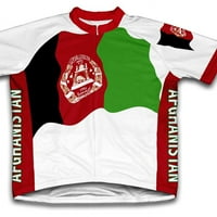 Afganistan zastava s kratkim rukavima biciklistički dres za muškarce - veličina m