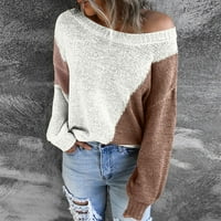 Vivianyo HD Zimski džemperi za žene plus veličine Jesen i zimsko žensko povremene bluze za pulover o