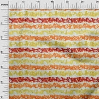 Onuone Georgette viskoza narančasto tkanine Floraslovna haljina materijal tkanina za ispis tkanina sa