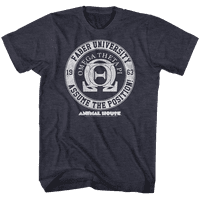 Životinjska kuća Omega Theta Pi mornarička majica za odrasle