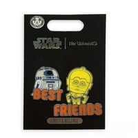 Disney Star Wars R2-D i C-3PO najbolji prijatelji Njeni svemir Limited PIN Nova kartica