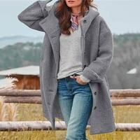 Novi proizvodi Zimski kaputi za žene Ženske jakne zazor PRODAJA Ženska povremena puna boja dugih rukava
