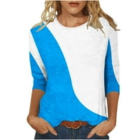 Košulje samickarr za žene Trendy Ljeto rukav TUNIC TOPS Atletski rad Business Bluuse Bluza za žene Cool