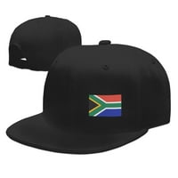 Douzhe Flat Wirm Cap Snapback Hat, Južna Afrika Zastava Otisci podesivi bejzbol kapa za crnu odrasle osobe