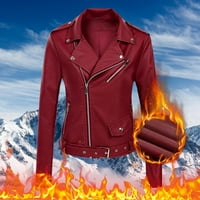 Riforla ženska kožna jakna s dugim rukavima motocikl kožna jakna PU kožna jakna modna ženska jakna Ženske