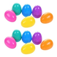 Plastična uskršnja jaja prazna uskršnja jaja za omotavanje jajeća nasumične boje