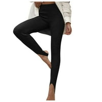 Boja stopala Boja visoki korak na čvrstim uskim i strukom Hlače Ženske joge tanke yoga hlače yoga hlače