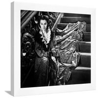 Vivien Leigh sjedi na stubištu, uokvirenu umjetnost tiskana zidna umjetnost filmskih zvijezda vijesti