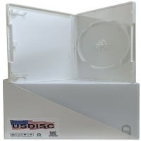 Kućišta DVD-a Standardna premija, pojedinačni disk, bijeli, od 1200