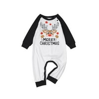 Coopserbil Pajama Baby Christmas PAJAMAS PLAID UNSE Organski pamučni božićni pidžami