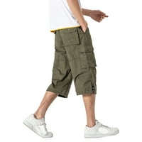 Muški teretni kratke hlače Ležerne prilike sa čvrstim bojama Multi džepa Lagane golf hlače na otvorenom