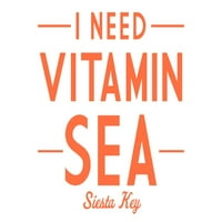 Tipka Siesta, Florida, treba mi vitaminsko more, jednostavno je rekao