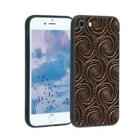 Spiral-bakrena-tekstura - Telefonska futrola za iPhone SE za žene Muška Pokloni, Mekani silikonski stil