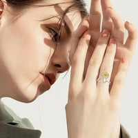 Prstenovi za žene Suncokretorni slovo Rotirajući prsten za ženska nakit Popularni dodaci za suprugu