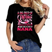 Nana na nebu dojke Slatka ženska majica s kratkim rukavima - Modni dizajn