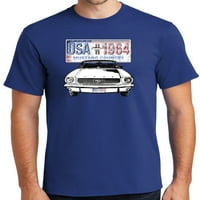 Kupite hladne majice Ford Mustang Country Pamučna majica, 4xl duboka mornarska plava - visoka