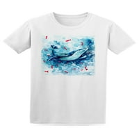 Majica od akvarelističkog kitova Muškarci -Mage by Shutterstock, muško 3x-velika