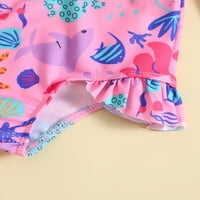 MA & Baby Kids Baby Girls Bikini Rash Guard Dugih rukava Jedno kupaće odijelo za kupaće odjeću