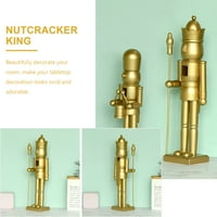 Božićni kralj Nutccracker Holiday Wood Nutcracker King Figura Početna Dekor
