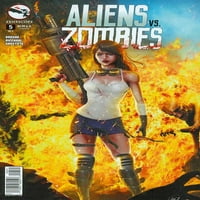 Aliens vs. Zombiji 5c vf; ZENESCOPE stripa