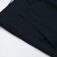 Jyeity ured odobreni muški modni casual čista boja na otvorenom patentni džep ležerne dukseve hlače
