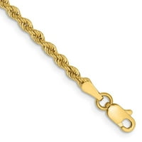 Auriga 14k žuta zlatna narukvica lanca konopa za žene