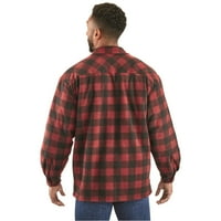Vodič Gear Mens Sherpa-obložbana jakna od košulja od runa s dugim rukavima