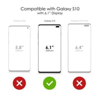 Razlikovanje Clear ShockOfofofofofofoff hibrid za Samsung Galaxy S - TPU branik, akrilni leđa, zaštitni