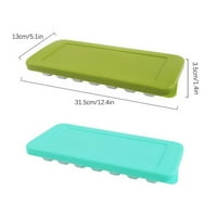 Xerds silikonske ledene ladice, jednostavno izdanje silikonske i fleksibilne ledene ladice sa prekrivanim
