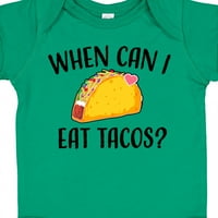 Inktastic kada mogu jesti tacos baby poklon baby boy ili baby girl bodysuit