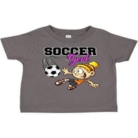 Inktastična fudbalska djevojka poklon toddler majica Toddler Girl Majica