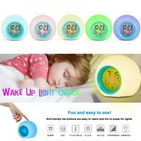 Budilica, Digitalni budilnik za djecu, noćni sat za promjenu boja za djevojke dječake spavaća soba,