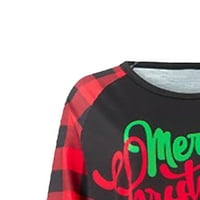Tawop Family Božić PJS Usklađivanje setova roditelj-dijete topli božićni set tiskani kućni trošak pidžama