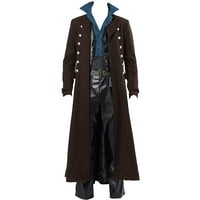 Muški plus veličina Steampunk natpitni jaknu na otvorenom WINDBREAR Gothic stil Oplaća Vintage Halloween