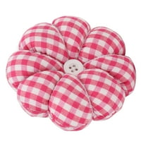 Pin jastuk, čep sa sakupljačem igle od bundeve Snag za šivanje za kućni ružin crveni ček
