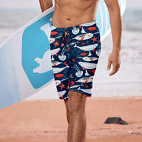Kratke plaže Havajski kratke hlače za muškarce sa džepovima, plažom za muškarce Ljetne točke kratke