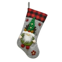 Božićne čarape čarape Kamin Xmas Tree Ukrasi ukrasa za dom