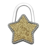 Yoone torbica za sjaj preklopni legura od legure Rhinestone Crown Zvijezde ručni ručni ručni vješalica