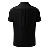 Huppta majice za muškarce muške ležerne košulje košulje HEM džep s kratkim rukavima Okrenite majicu